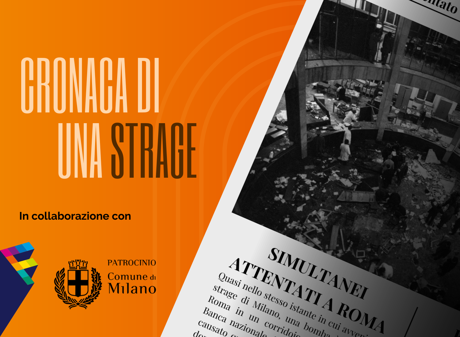 Copertina Introduttiva City Escape Milano Piazza Fontana: Cronaca di una Strage